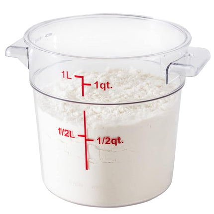 Restaurantware-Met Lux 1 Quart Food Storage Contai