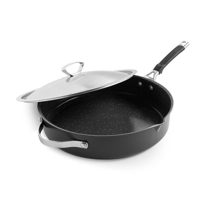 Nordic Ware Verde Ceramic Nonstick 12 Inch Skillet with Lid