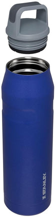 STANLEY IceFlow Cap and Carry Water Bottle 36 oz | Wide Mouth Twist Lid | Lightweight and Leakproof for Travel and Sports | Insulated Stainless Steel | BPA-Free | Lapis Glimmer