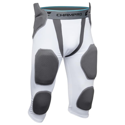 CHAMPRO Man-Up - Ceinture 7-pads, blanc, adulte 3X-Large (FPGU7AW3X)