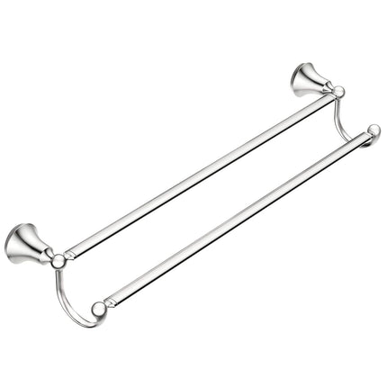 Moen YB5222CH Wynford Double Towel Bar, Chrome