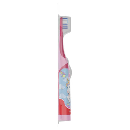 Colgate Kids Battery Powered Toothbrush, Unicorn, Extra Soft Toothbrush, Ages 3 and Up, 1 Pack