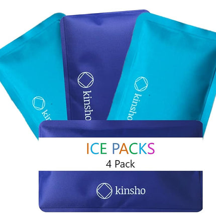 kinsho Ice Packs for Kids Lunch Box, Bag and Bento