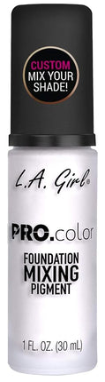 L.A. Girl Pro Matte Mixing Pigment, White, 1 Fluid