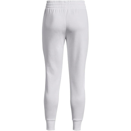 Under Armour Women's Rival Fleece Joggers, (100) White / / Black, XXL Tall
