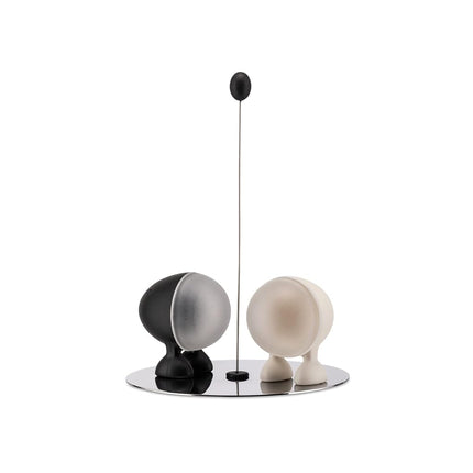 Alessi ASG02 BW Lilliput Salt/Pepper, Black, White