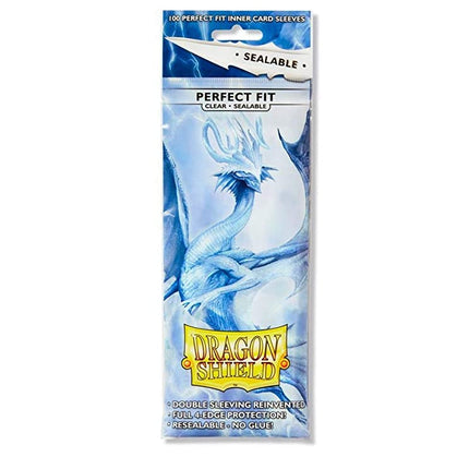 10 Packs Dragon Shield Sealable Inner Sleeve Clear