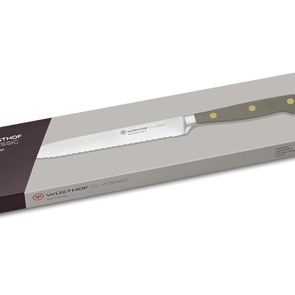 WÜSTHOF Classic Velvet Oyster 5" Serrated Utility Knife