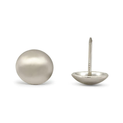 Dritz Home 44280 Smooth Decorative Nails, 5/8-Inch, Brushed Nickel (18-Piece)