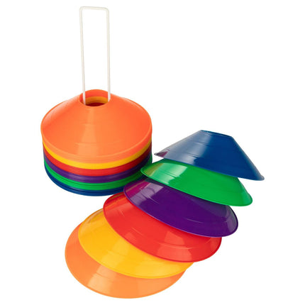 Champion Sports SCXSET Saucer Field Cone Set, Multicolored
