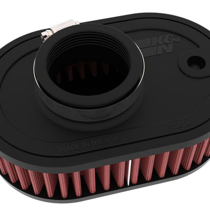 K&N Universal Oval Air Filter with 52mm offset flange (13mm), 178mm x 114mm base, 51mm height (RU-071V)