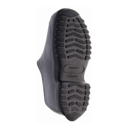 TINGLEY Men's High Top Work Rubber Stretch Overshoe,Black,S(6.5-8 US Mens)