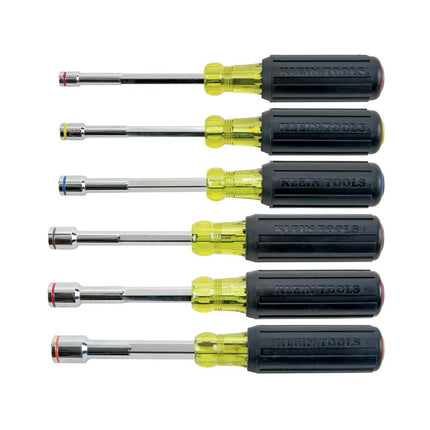 Klein Tools 635-6 6-Piece Heavy-Duty Nut Driver Se