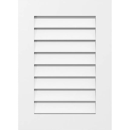 18"W x 40"H Rectangle Surface Mount PVC Gable Vent