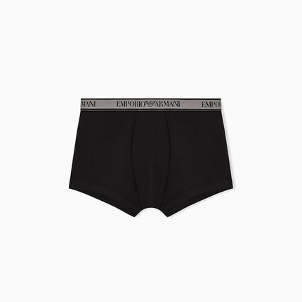 Emporio Armani Men's CORE Logoband 3-Pack Trunk Black L