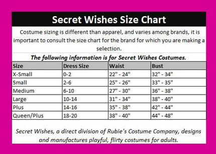 'Miss Krueger' Secret Wishes Costume for Adults - Nightmare on Elm St - Extra Small