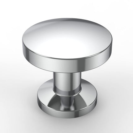 Asidrama 10pcs Polished Chrome Cabinet Knobs, Zinc