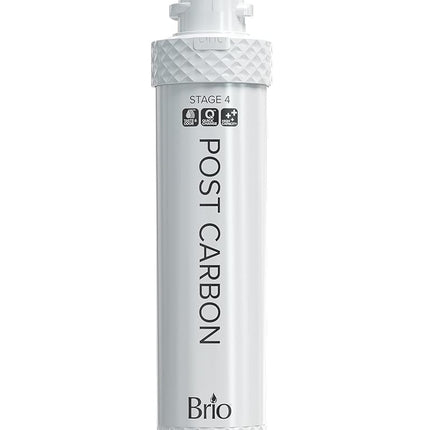 Brio NFMCTO5MS4 Water Filter, Polypropylene, White