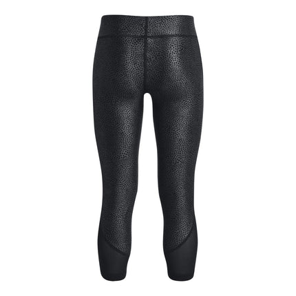 Mallas capri estampadas HeatGear para niña de Under Armour, (005) Black / / Black, XG