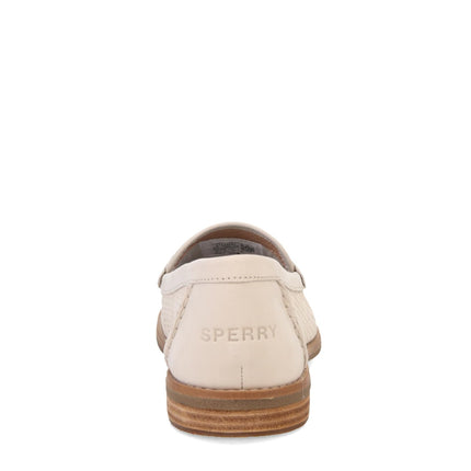 Sperry Women's Seaport Penny Loafer, Ivory, 11