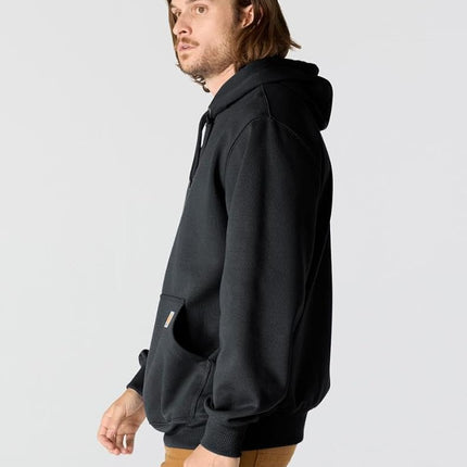 Carhartt Men's Big & Tall Rain Defender Paxton Heavyweight Hooded Sweatshirt - Black -