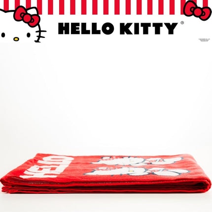 Sanrio Hello Kitty Oversized Cotton Beach Towel, 30 x 60 Inch Large Soft & Absorbent Pool, Bath & Beach Towel (100% Officially Licensed Product) by Franco Collectibles