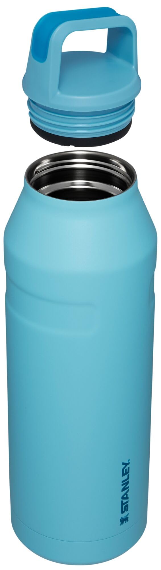 STANLEY IceFlow Cap and Carry Water Bottle 50 oz | Wide Mouth Twist Lid | Lightweight and Leakproof for Travel and Sports | Insulated Stainless Steel | BPA-Free | Pool