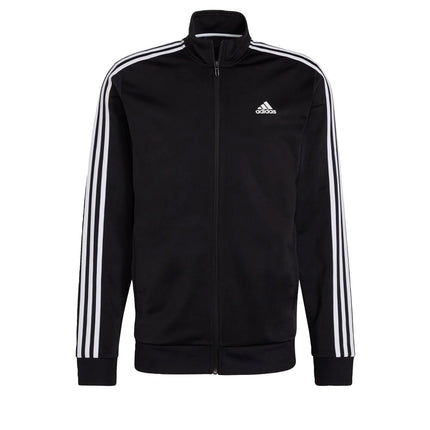adidas mens Warm-up Tricot Regular 3-stripes Track Jacket Black/White Large