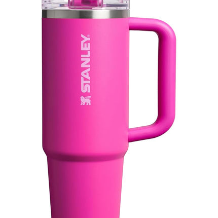 Stanley Quencher ProTour Flip Straw Tumbler | Couvercle anti-fuite, 887 ml, paille et poignée intégrées, compatible porte-gobelet, acier inoxydable isolé, sans BPA, Violet Blossom