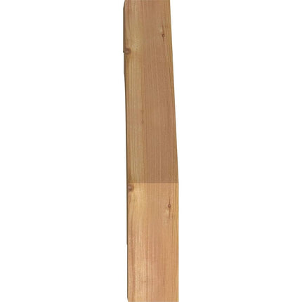 Ekena Millwork BRC04X18X22MRC00SWR Merced Smooth Brace, 3 1/2" Width x 18" Depth x 22" Height, Western Red Cedar