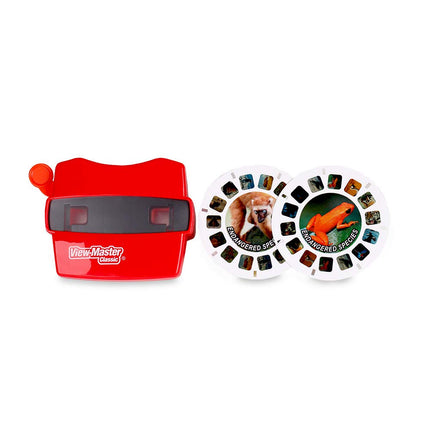 Basic Fun 2063 Viewmaster Discovery Kids Endangered Species, Red, for 3 years to 18 years