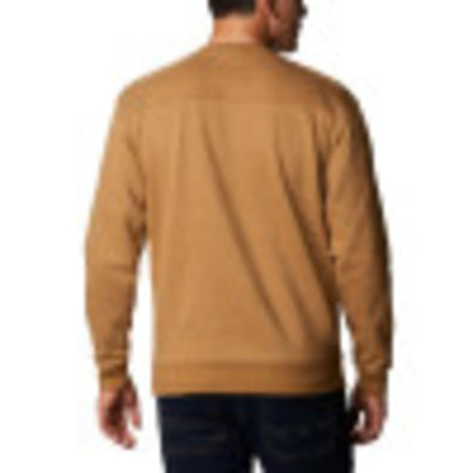 Columbia Men's Hart Mountain II Crew Shirt, Delta Heather, XXL