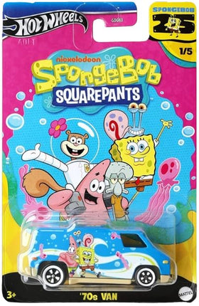Hot Wheels Spongebob Squarepants 25 Years 70s Van 1/5 Scale