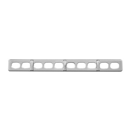GG Grand General 68934 Couvercle de panneau inférieur à bouton-poussoir en plastique chromé pour Freightliner Coronado