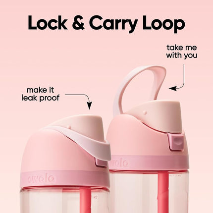 Owala FreeSip Tritan Water Bottle 25 oz Rose Quartz