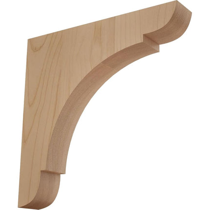 Ekena BKTW01X10X10OLAL 1 3/4-Inch Width x 10-Inch Depth x 10-Inch Height Large Olympic Wood Bracket - Alder