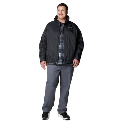 Columbia Men's Glennaker Lake II Rain Jacket, Black, 5XL Plus Tall