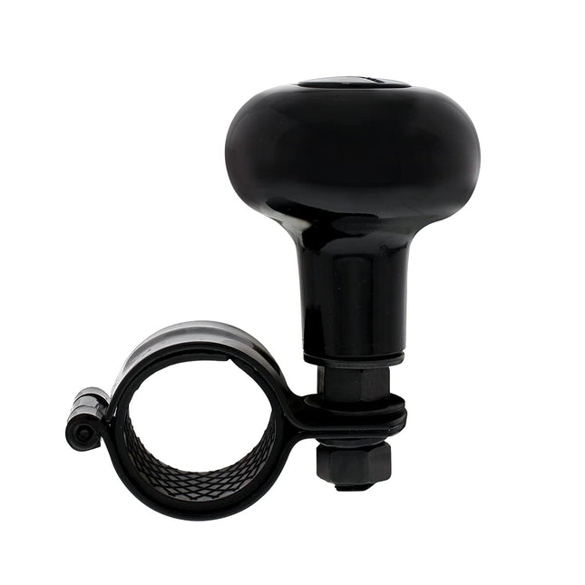 United Pacific Black Steering Wheel Spinner Knob Truck Car Lawnmower RV, 70092