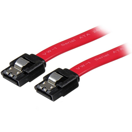 StarTech 5.9in Latching SATA Cable, Red, Serial AT
