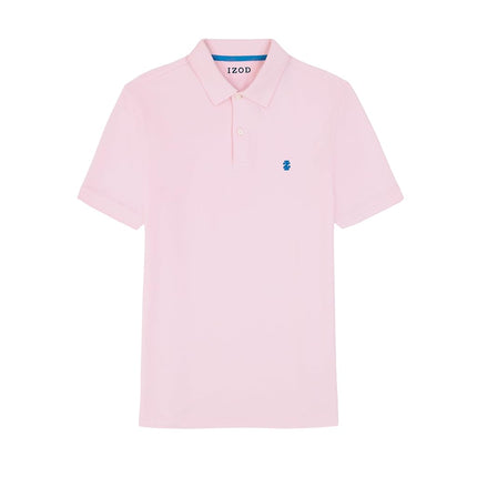 Izod Men's Advantage Performance Short Sleeve Fashion Polo Shirt, Fairytale, Large
