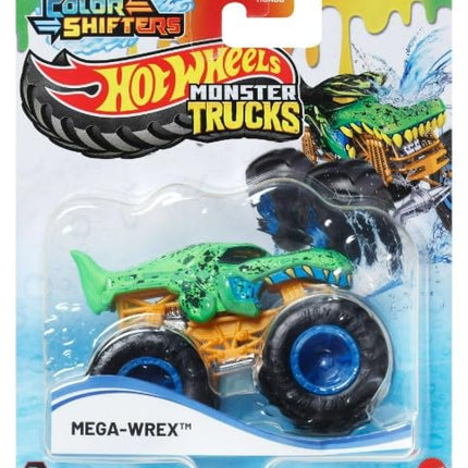 Hot Wheels Monster Trucks Color Shifters Mega Wrex