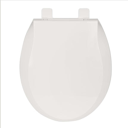 Toilet Seat Elongated Toilet Seat Cover Biscuit Color Soft Close PP Toilet Seat for Bathroom, Durable and Easy to Clean Biscuit