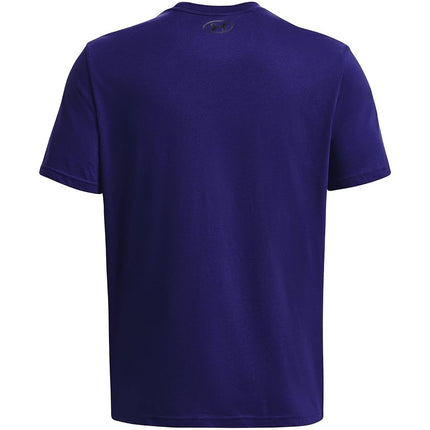 Under Armour Men's Sportstyle Left Chest Short Sleeve T-Shirt, (468) Sonar Blue/Black/Black, X-Small
