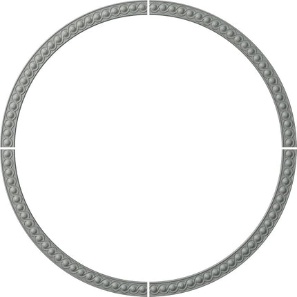 44 1/2"OD x 39 3/8"ID x 2 5/8"W x 5/8"P Hillsborough Running Coin Ceiling Ring Kit