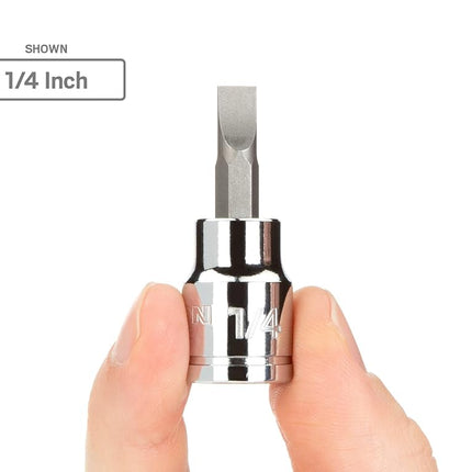 TEKTON 3/8 Inch Drive x 1/8 Inch Slotted Bit Socket | SHB10200