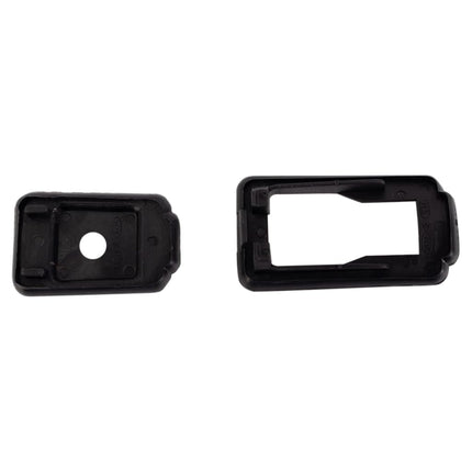 TRQ Door Handle Outside Black Front or Rear LH Left Driver Side