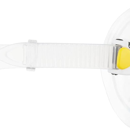 Cressi Kids Marea Jr Scuba Diving and Snorkeling Junior Mask - Transparent/Yellow