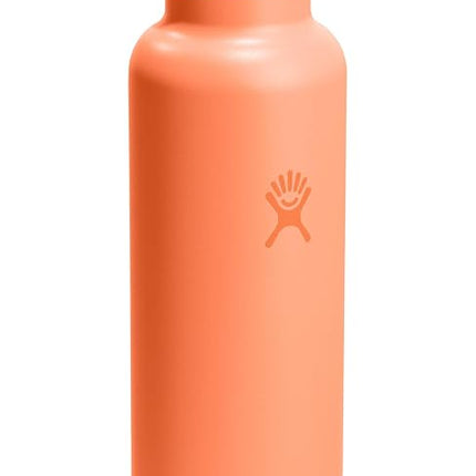 Hydro Flask Water Bottle - Insulated Stainless Steel - Non Spill, Leakproof in 24 Oz Nectar Orange