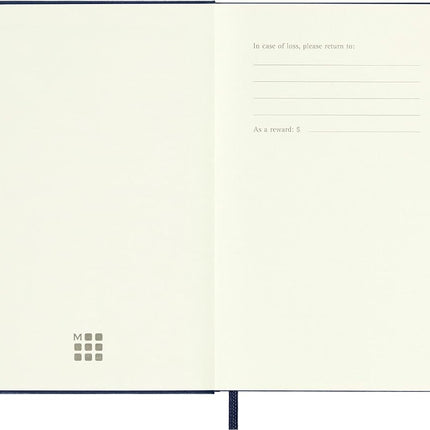 MOLESKINE- 2025-12 Month Weekly Notebook Hard Cover Diary - Large - Sapphire Blue