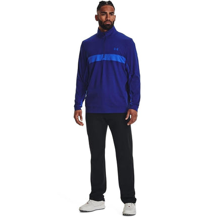 Under Armour Mens Storm Half Zip Midlayer Performance Top Blue M